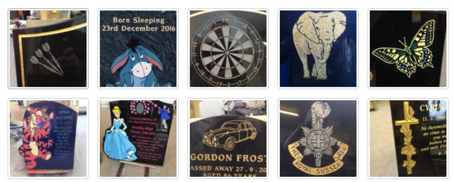 Hand Etched Portraits and Designs