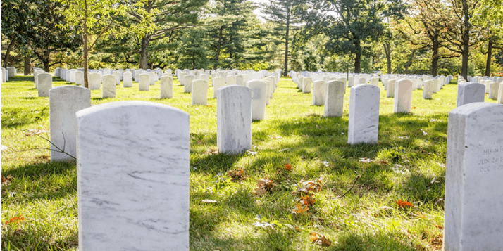 Who can put a Headstone on the &nbsp;grave