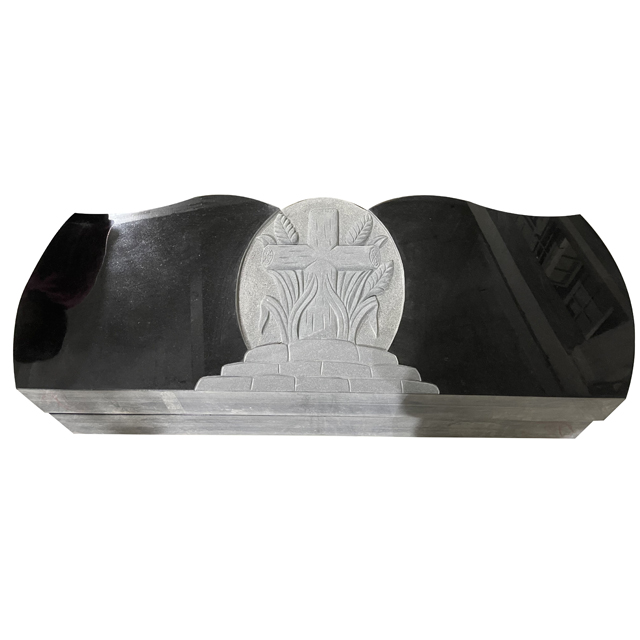 Indian Black Upright Gravestone small