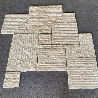 Grooved Ancient Limestone Tile