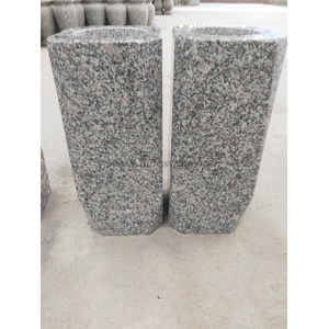 Gray Granite Square Tapered Vase 