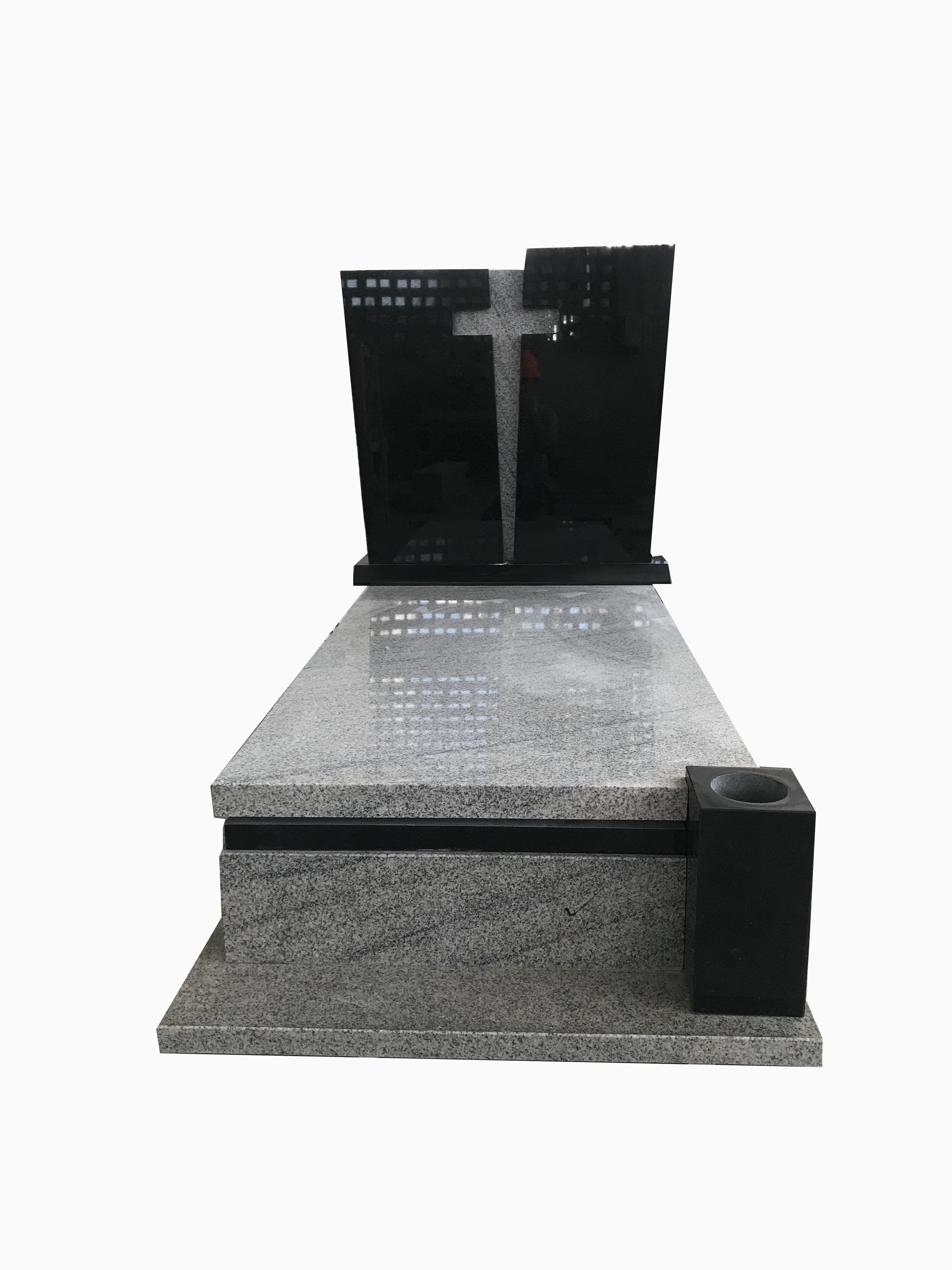 Ash Grey Granite Monument