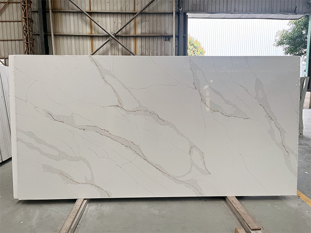 Calacatta Marble Look Quartz Stone Slab