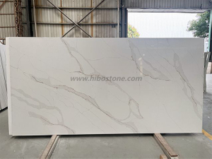 Calacatta White Quartz Stone Slab