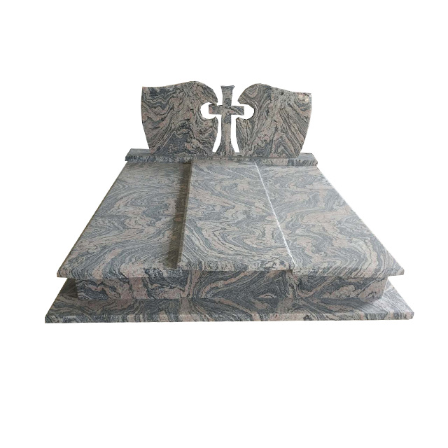 China Juparana Double Tombstone