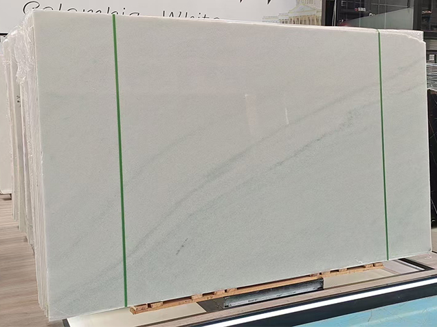 Columbia White Marble Slabs