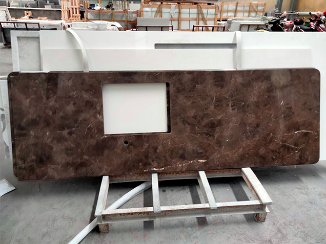Brown Marble Countertop