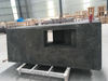 Black Artificial Quartz Stone Kitchen Countertop
