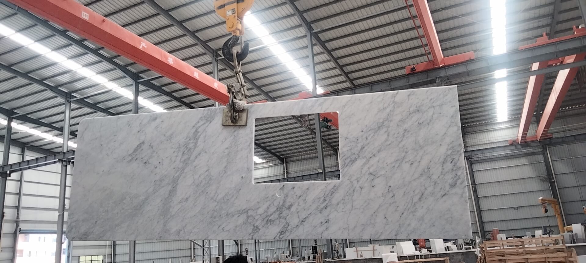 Carrara Bianco Marble Countertop 