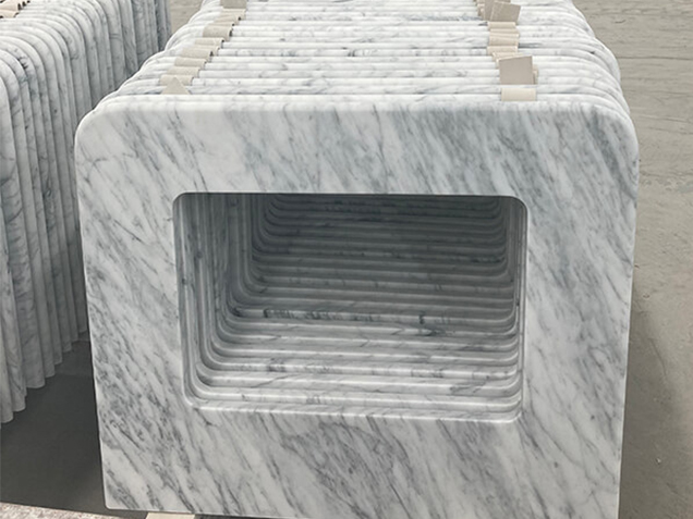 Carrara White Marble Bathroom Top