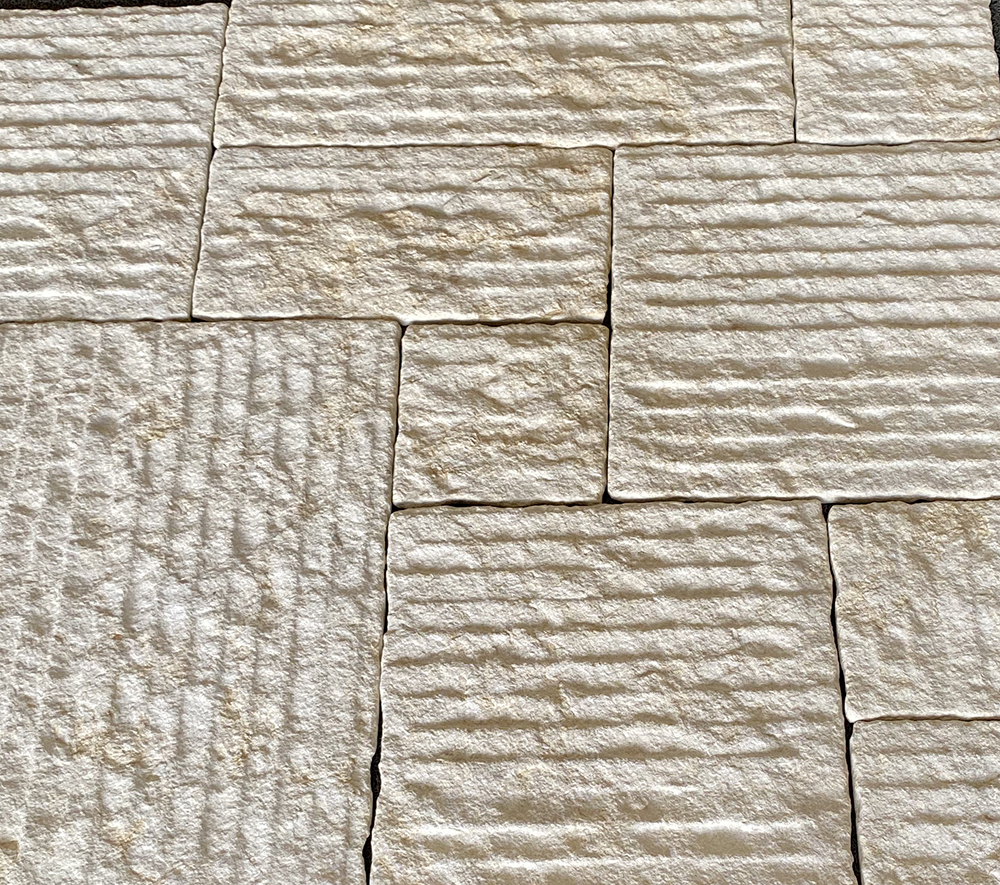 Grooved Ancient Limestone Tile