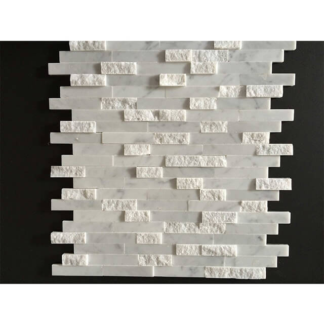 Carrara white peel and stick tiles
