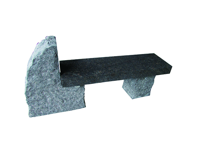 Tan brown memorial benches