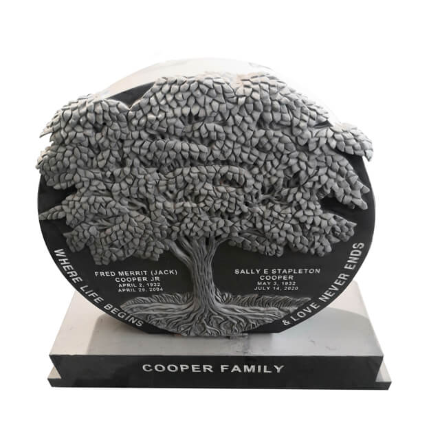 Carving Tree Headstones