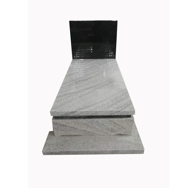 Luna White granite monument