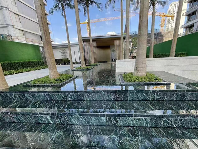 Prada Green Marble Flooring