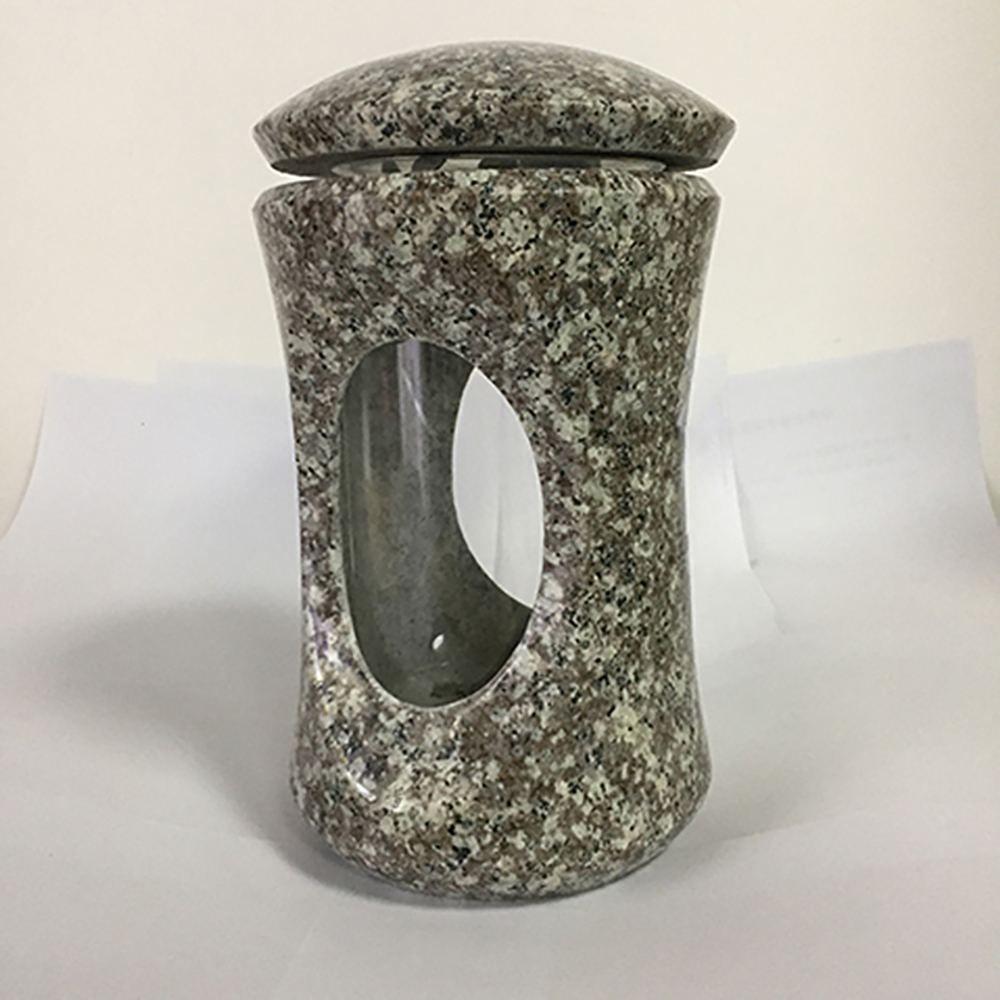 G664 Brown Granite Lantern