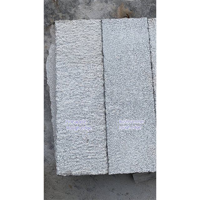 light grey granite rough surface