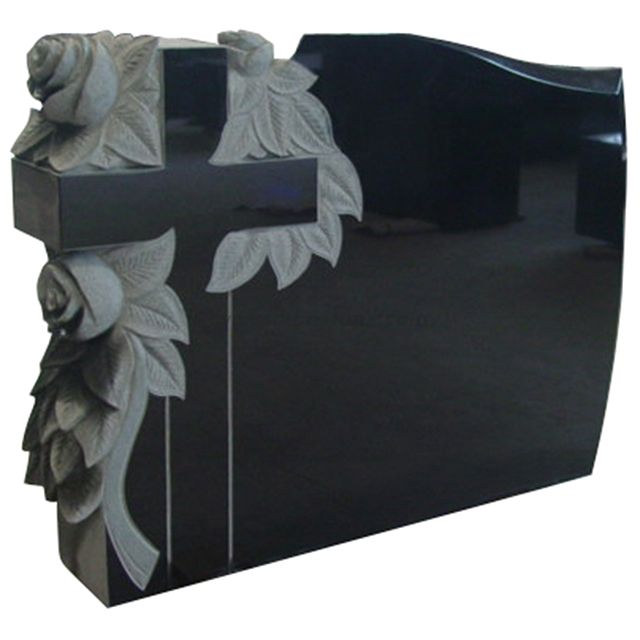 Black Granite Tree Headstone
