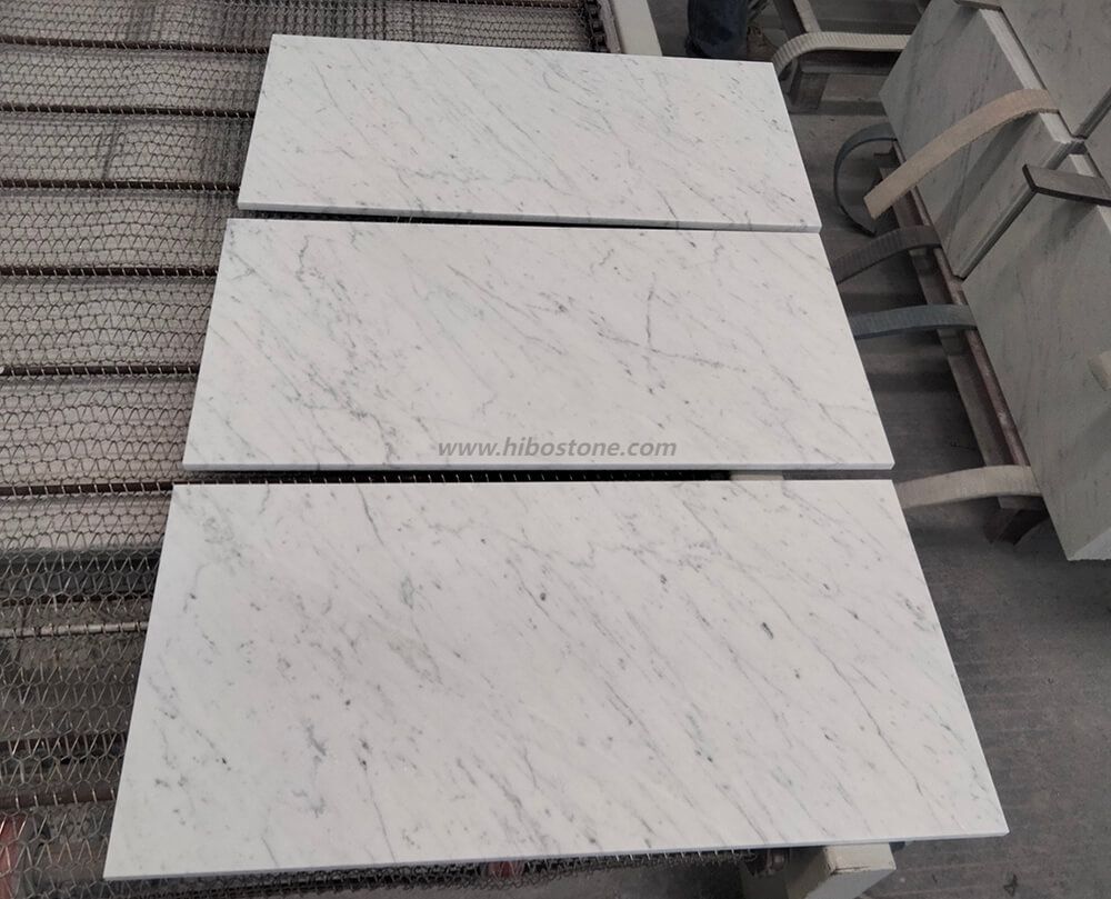 Bianco Carrara Marble Honed Floor Tile