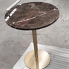 Brown Marble Stone Top Dinning Coffee Table