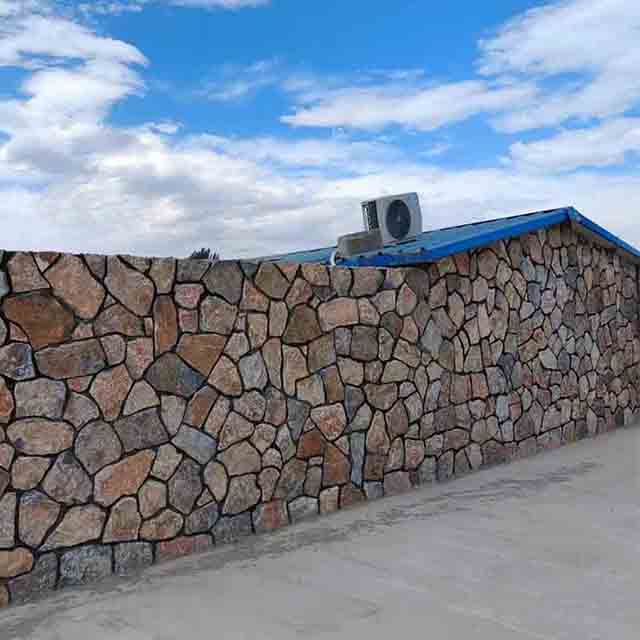 Autumn Fieldstone Exterior Wall