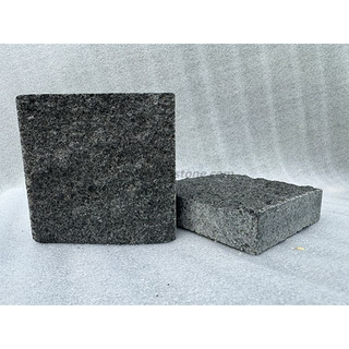Black Granite Cobblestone Driveway
