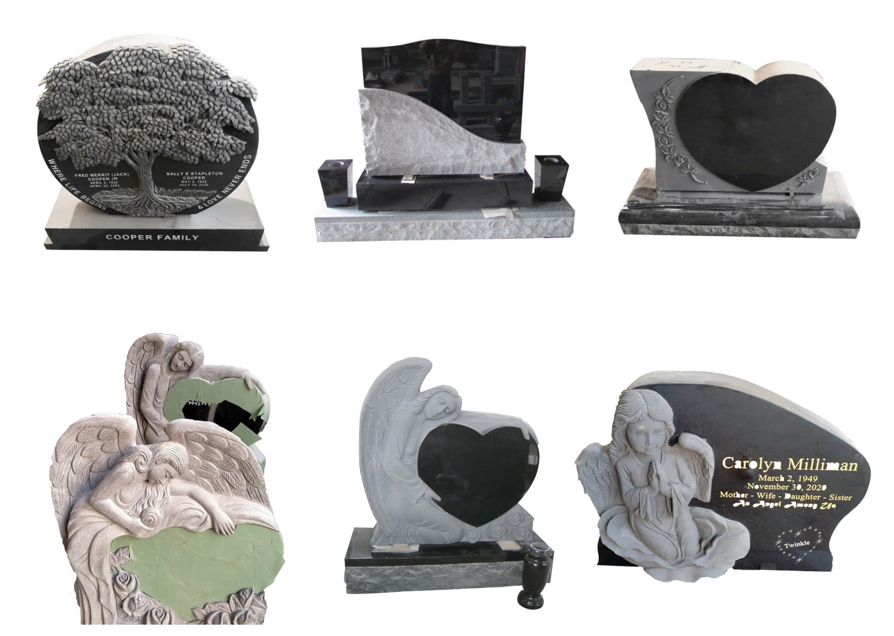 Granite Memorial Headstones