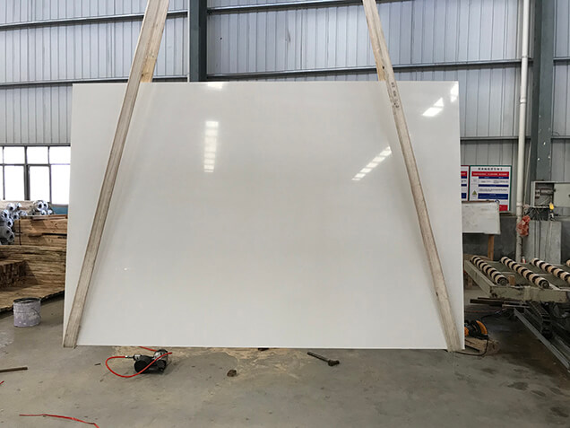 Polar White Engineered Marble Slab