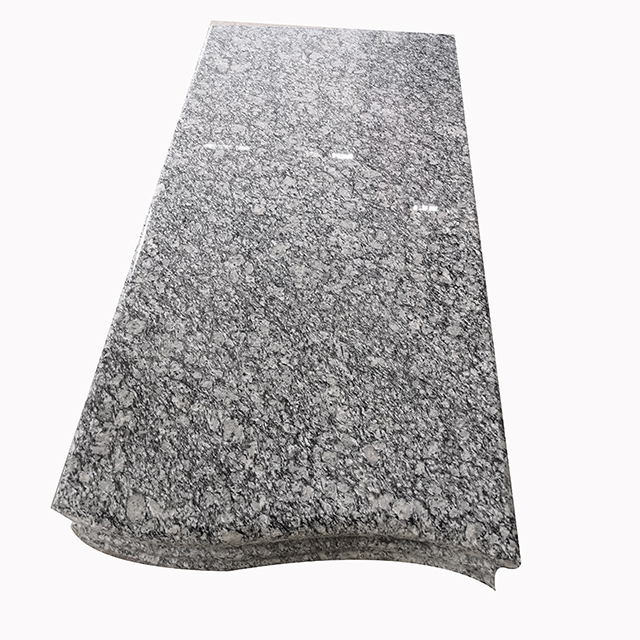 Spray white Granite monument covers