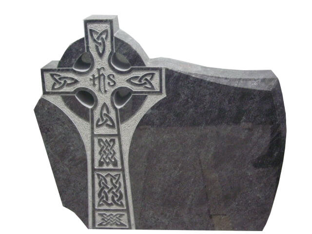 China Granite Headstone with Cross (3)