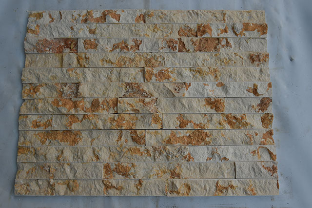 Sunny Yellow Marble Cladding Tiles