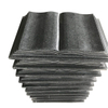  Dark Grey Granite Book Cremation Memorials Headstone