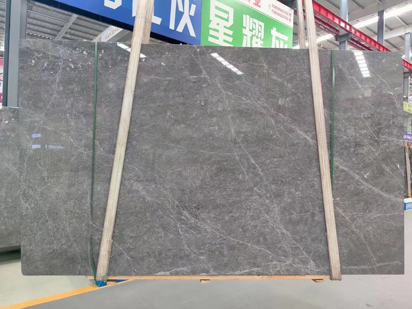 Herm&egrave;s Grey Marble Polished Slab s (1)