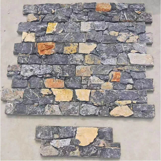Black Cement Culture Stone Panel