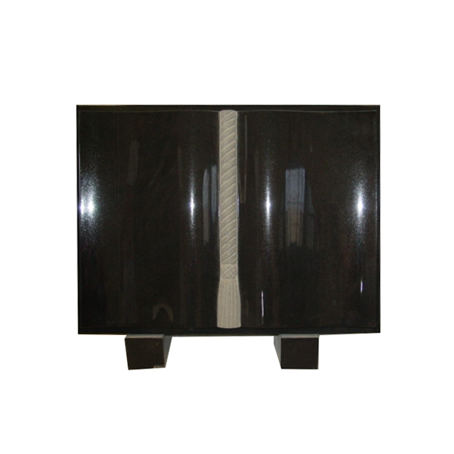 Black Granite Book Scroll memorilas
