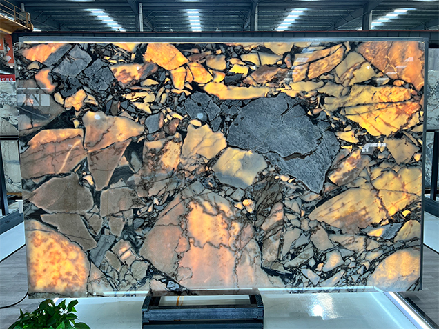 Chinese Bulgari Marble Translucent Stone