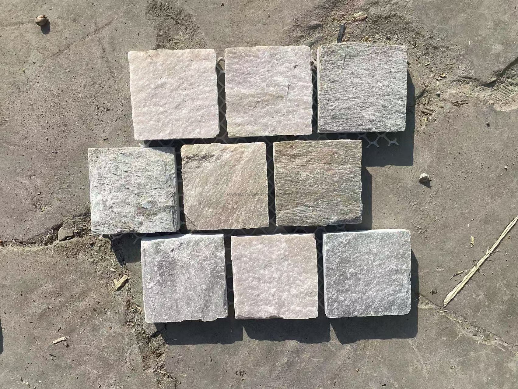 Gray Driveway Cobblestone Paver