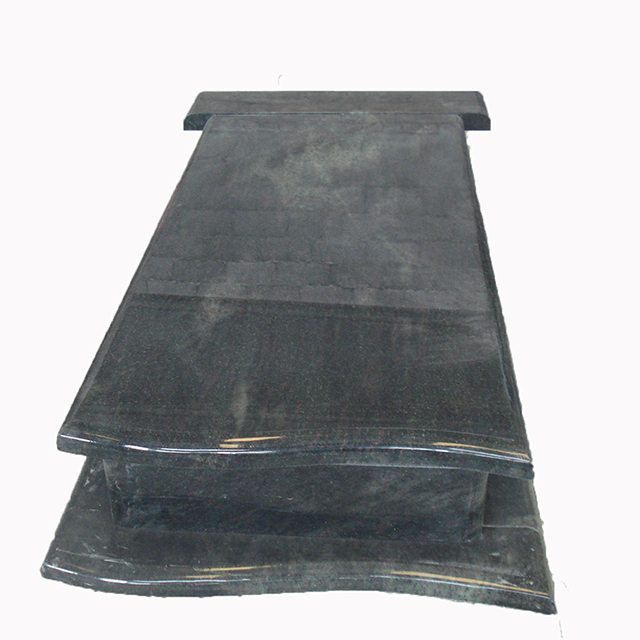 Tropical Green Granite Tombstone