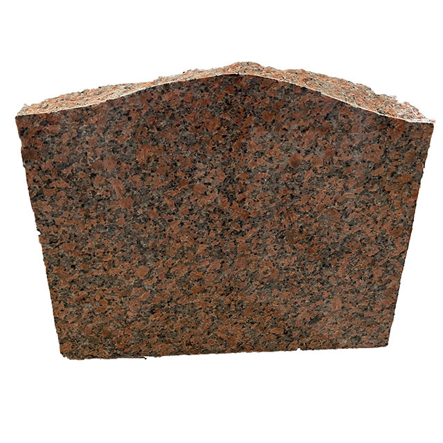 Maple Red granite Slant headstones