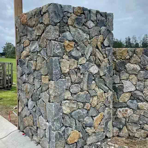 Outdoor Column Wrap Fieldstone Veneer 