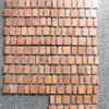 Rough Cut Red Travertine Stone Mosaic Tile