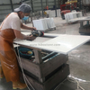 White Engineered Quartz Stone Vanity Top For Restroom 