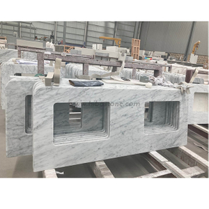 Carrara Bianco Marble Kitchen Countertop