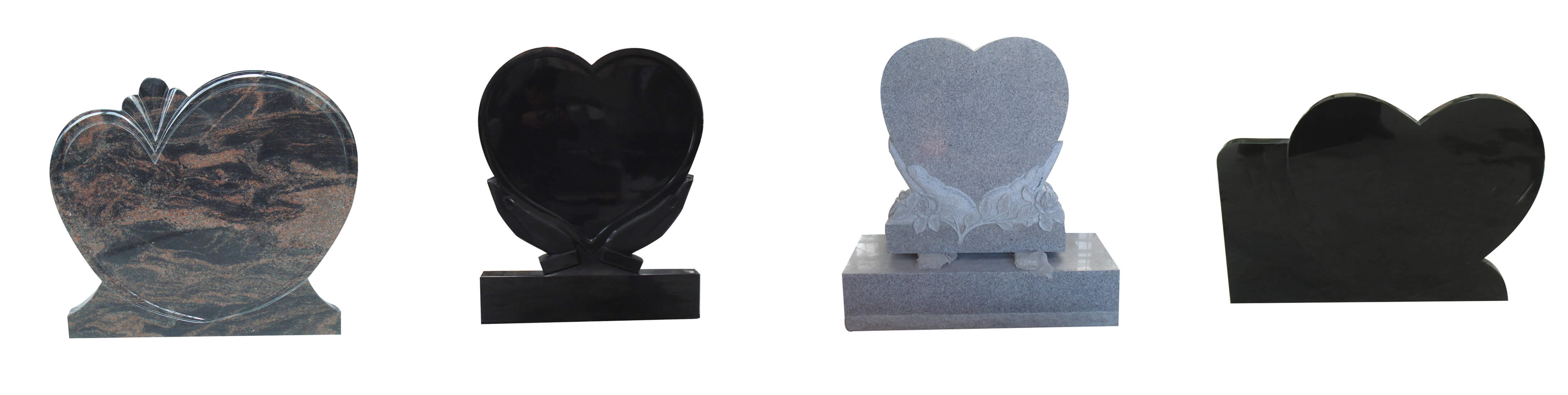 Heart Floral Headstone