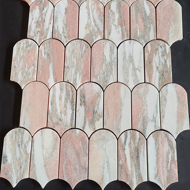 Norway Red Marble Mosaic Tiles