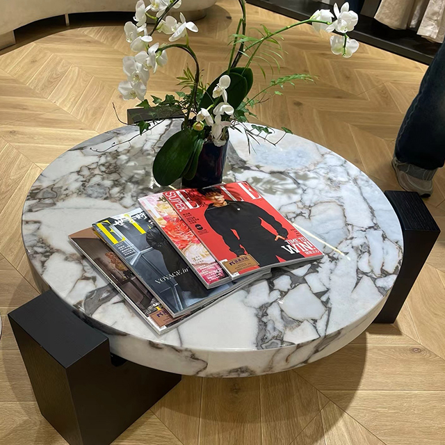Bvlgari Oro Marble End Table