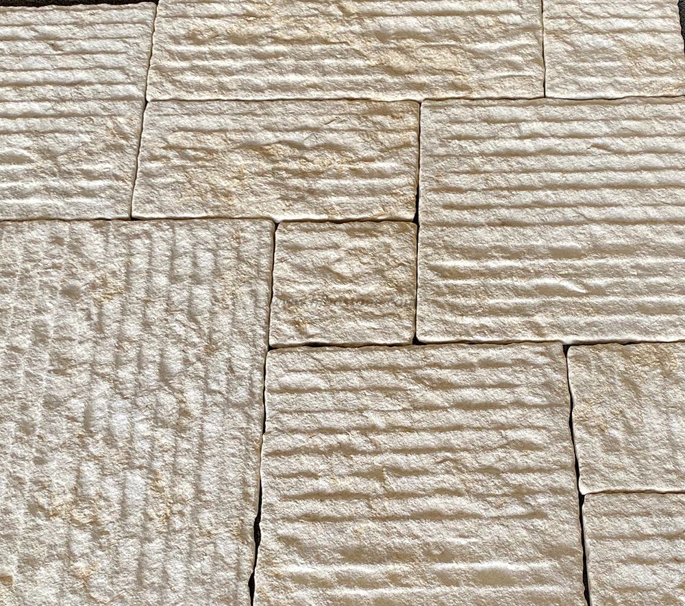 Grooved Ancient Limestone Tile