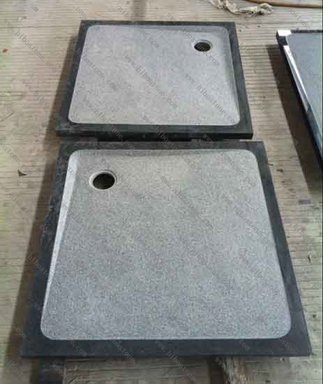 G654 Nero Impala Granite Shower Cup