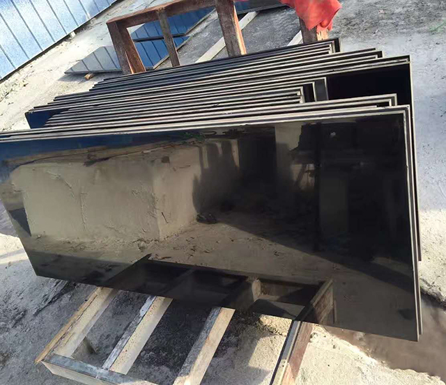 New Black Marble tiles polished